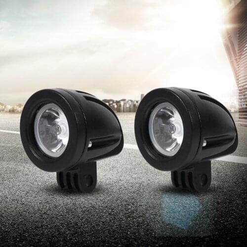 2pcs 10W LED Round Fog Lamp Work Light Off Road Driving Fog Lamp High Power Spot Motorcycle Car String