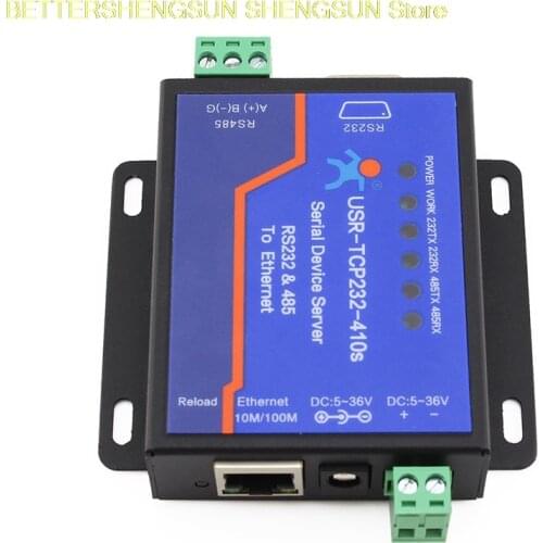 USR-TCP232-410S serial server RS232/485 to Ethernet bidirectional MODBUS RTU