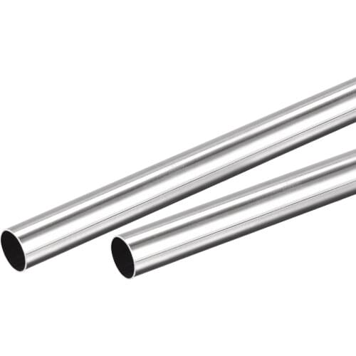 Uxcell 304 Stainless Steel Round Tube 8mm OD 0.2mm Wall Thickness 300mm Length 2 Pcs