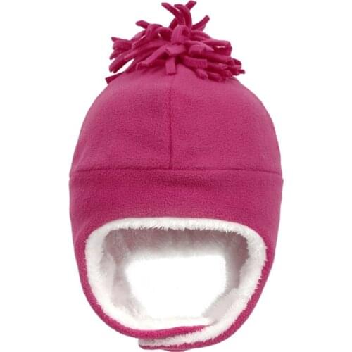 W3JF Baby Infant Boys Girls Kids Winter Hat Toddler Fleece Lined Windproof Earflap Warm Hat