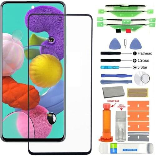 Replacement Front Glass Screen UV Glue Kit for Samsung Galaxy A51 5G A515 A71