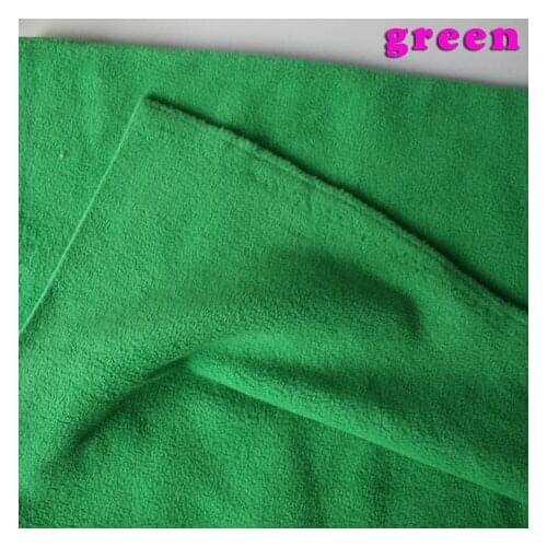 Green Double-sided Polar Fleece Fabric anti-pilling Hoodies Blankets Lining Fabric SOLD BY THE YARD FREE SHIPPING