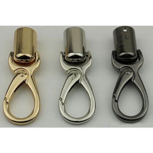 1Pcs Gold Silver Buckle Bag Dog Buckle Trigger Clip Snap Hook Clip Durable Replacement Metal Lobster Clasps Bag Handle Connector
