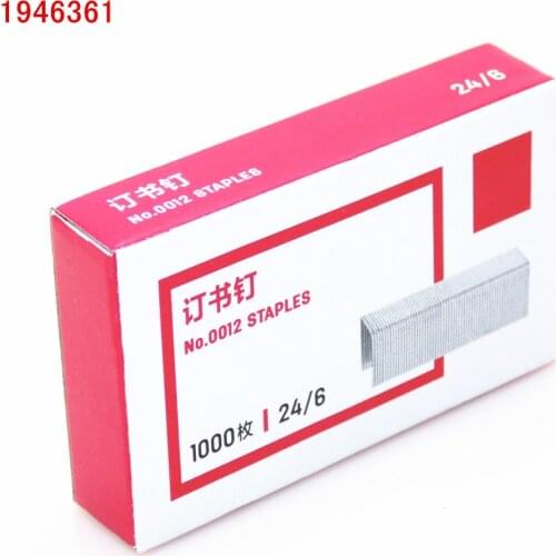 1000pcs High quality Staples USE STAPLES 24/6 Stapler School office stationery The best Staples