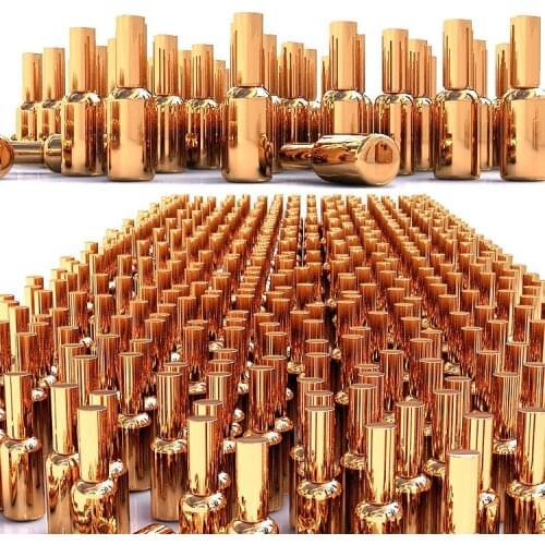 15ml mist spray glass spray bottles empty container for essential oils , 0.5oz spray paint golden refillable cosmetics bottles