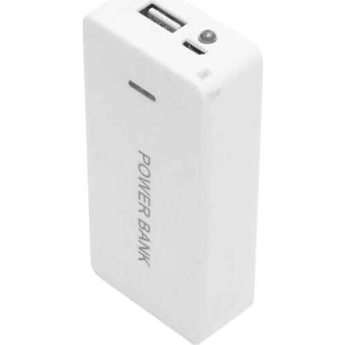 5V 1A 2 x 18650 Battery Power Bank Case With LED DIY Box Charger For Cell Phone 37MC