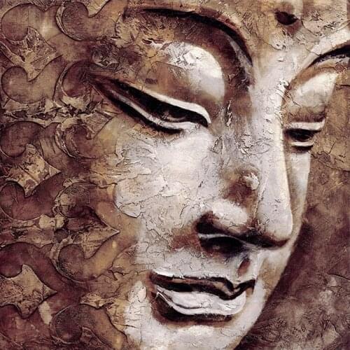 Diy 5d diamond Painting Buddha Wall Art Decoration, Home Decor Diamond embroidery Modern Wall Pictures For Living Room sticker