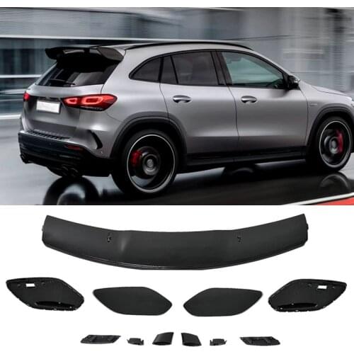 Car Rear Roof Spoiler Wing for Mercedes-Benz GLA Class 2020 2021 Rear Roof Spoiler Window Lip Wing Lid ABS Glossy Black