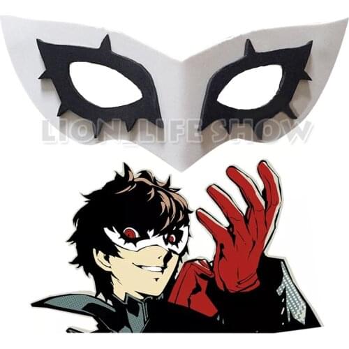 Persona 5 P5 Joker Cosplay Mask Prop Accessories Halloween Headwear Adjustable