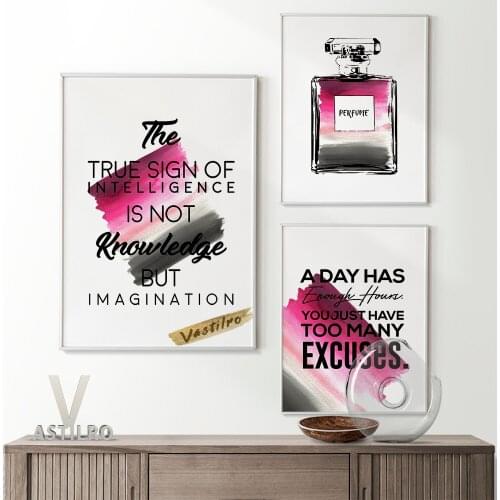 Fashion Illustration Art Prints Poster Perfumes Bottle Clipart Wall Decor Canvas Modern Living Room Home Decorate Painting Gift