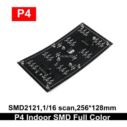 Soft Board P4 Indoor LED Screen Panel Module 64*32 Matrix Video Wall Unit