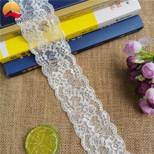 5.7CM Soft Elastic Thunder Lace Is Suitable For Womens Underwear Skirt Decoration Handicraft S2379