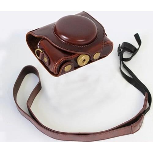 NEW PU Leather Camera Case Cover for SONY HX90 HX90V camera bag WX500 protector case