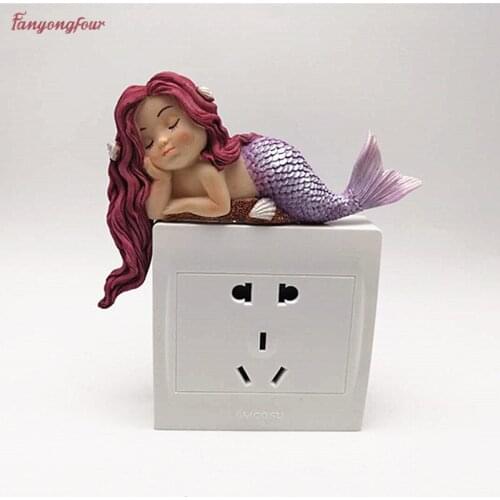 New product! Cute mermaid silicone cake mold biscuit candy, candles, chocolate mold cake decoration baking tools