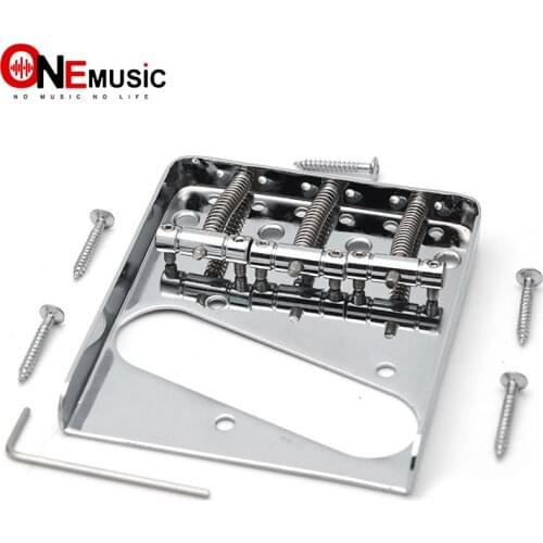 Ashtray Guitar 3 Saddle Bridge for Electric Guitar Chrome