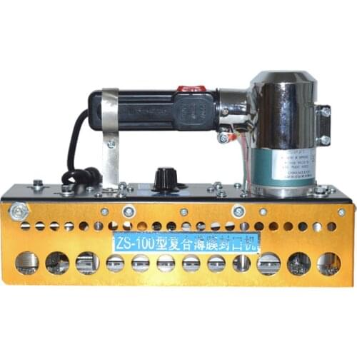 Wholesale Portable continuous plastic bag sealing machine+ZS-100 manual chain compound film bag sealer