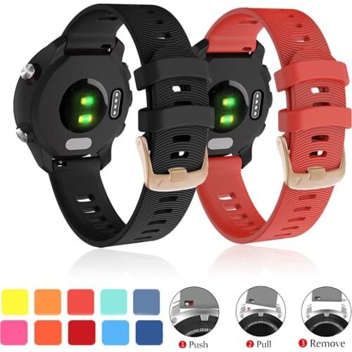 Watchband For Samsung Galaxy Watch 3 41mm/46mm Strap Bracelet 20mm Watchstrap Silicone For Garmin Venu sq/Vivoactive 3 Wristband