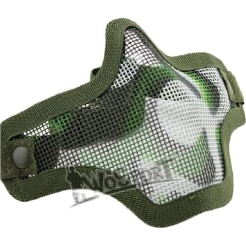 Wire Steel Mesh Half Face Face guard Tactical Hunting Single-band V1 Scouts Face guard