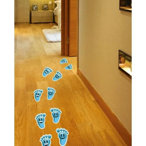 Steps small sticker Kindergarten floor stair steps small feet self-adhesive stickers Childrens room bathroom waterproof