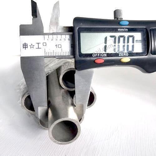 17mm Stainless Steel Pipe16mm14mm13mm 10mm ID 8mm 7mm 6mm Metal Tube 304 SCH STD XXS 0Cr18Ni9 Precise Round Tube Pipes Connector