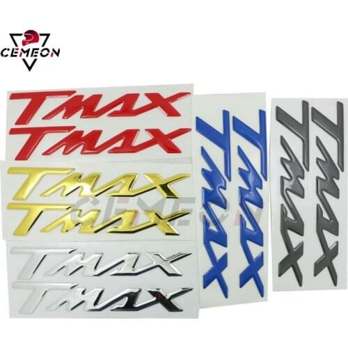 Motorcycle logo badge decal 3D "TMAX logo fuel tank sticker For Yamaha TMAX 500/530 TMAX500 TMAX530 T-MAX T-max 500/530