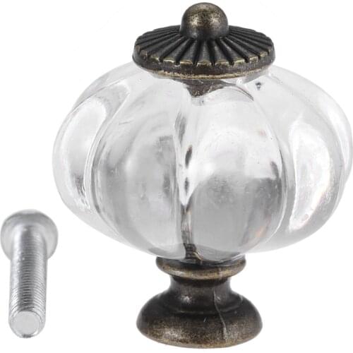 1pc Acrylic Decorative Door Cabinet Handle And Knob Furniture Handle Single Hole Kitchen Closet Pull Furniture Hardware 30*36mm