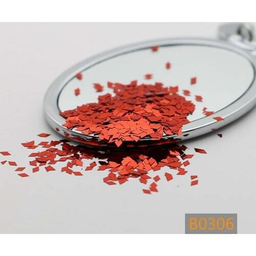 2020 Charming sexy sequins glittering diamond nail decoration 3D LEI piece sequins Deep red bagged B0306