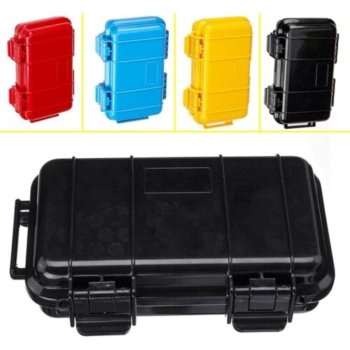 Outdoor Shockproof Waterproof Boxes Survival Airtight Case Holder Storage Matches Tools Travel Sealed Containers 4 Colors