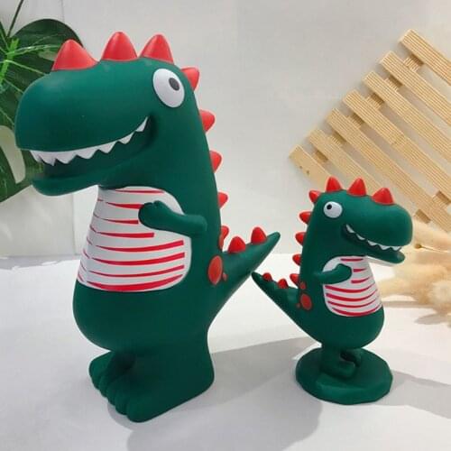 97BC Dinosaur Piggy Bank Lovely Green Dino Coin Bank Christmas Birthday Gifts for Children Home Decoration