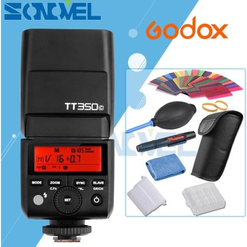 GODOX Mini TT350C TTL HSS max 1/8000s 2.4G Wireless X System Flash for Canon EOS 1300D 800D 760D 750D 80D 77D 7D 6D 5D Mark III
