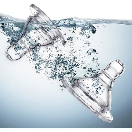 Newborn Baby Bottle Nipple Silicone Baby Breast Milk Feeding Bottle Wide Mouth Nipple Teat Replacement Baby feeding supplies