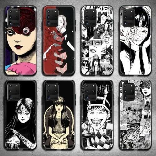 TOPCASHOP cartoon Junji Ito Tees Horror Phone Case for Samsung S20 plus Ultra S6 S7 edge S8 S9 plus S10 5G lite 2020
