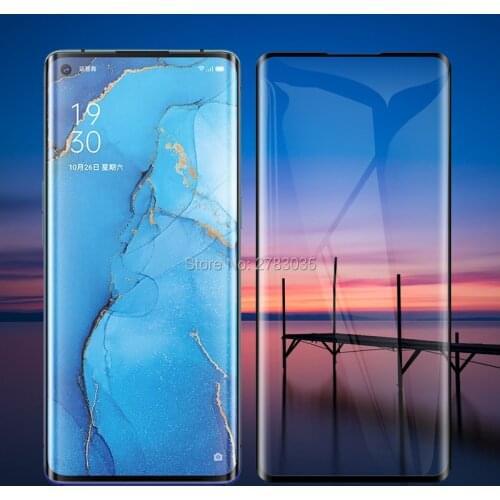For Oppo Find X2 Neo / Reno3 5G Japan 3D Full Cover Slim Curved Tempered Glass Film For Oppo Reno3 Pro 5G Screen Protector Guard