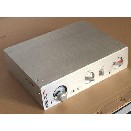 3208A-Deluxe-Level-Meter-Aluminum-amplifier-chassis-case-enclosure-320-83-246mm