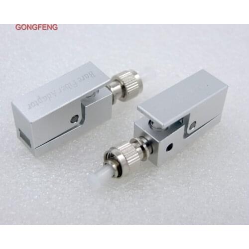 GONGFENG 10PCS New FC Fiber Optic Connector Square Bare Adapter Flange Temporary succeeded OTDR test Coupler Special Wholesale