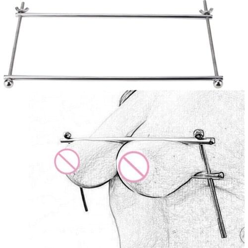 Breast Restraint Tool BDSM Bondage Metal Nipple Clamp Sex Toys For Couples Breast Toy Intimate Goods Sex Toys For Women Sex Shop