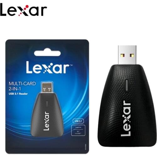 Lexar 2 in 1 Card Reader High Speed Multi-Function USB 3.1 Card Reader SDHC SDXC For SD Card TF Card