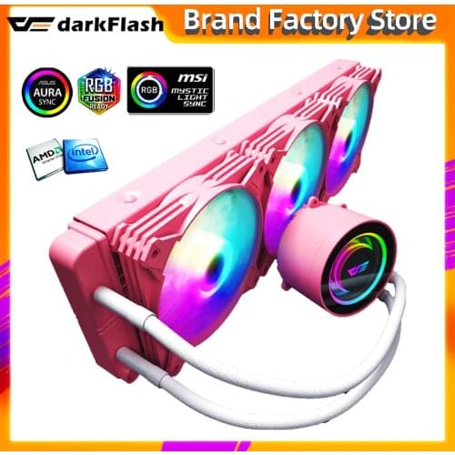 Darkflash DX 120/240/360 Water Cooling CPU Cooler ARGB fan Water Cooler liquid Heatsink Radiator LGA 2066/1155/2011/AM3+/AM4 AMD