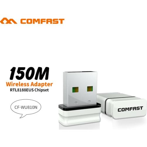 Mini 150Mbps usb wifi adapter wi fi dongle CF-WU810N usb wireless adapter RTL 8188EUS chipset 802.11 n/g/b adaptador wifi usb