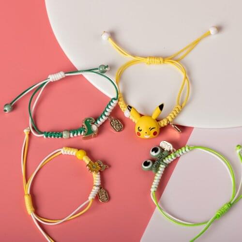 Cartoon Pendant Fashion Hand Made Bracelet Bracelets Bangles DIY rope chain bracelet gift for women Wholesale #XN017