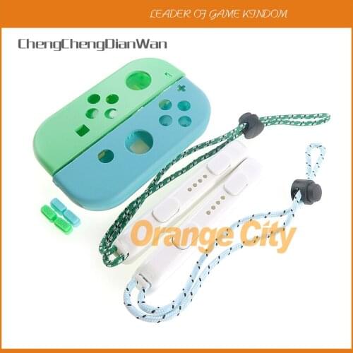 5sets Plastic Replacement Repair Kit DIY Case Cover Housing Shell Strap SL SR for Nintend Switch Controller