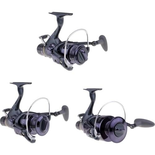 Carp Fishing Spinning Reel with Front and Rear Double Drag Brake System 3BB Left Right Interchangeable for Saltwater Freshwater