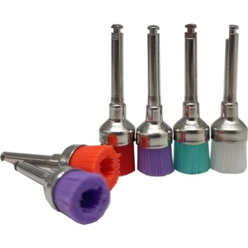 Bowl Shape 100pcs/pack Dental Nylon Polishing Brushes Bristle Brush Odontologia Dental Materials Teeth Whitening Tools