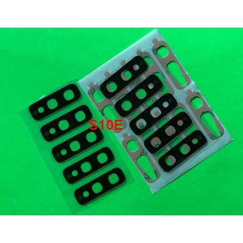 50pcs Back Rear Camera Glass Lens + Sticker for Samsung Galaxy S9 S8 S10 Plus S10E S20 Ultra S7 Edge Note 8 9 Note 10 Plus