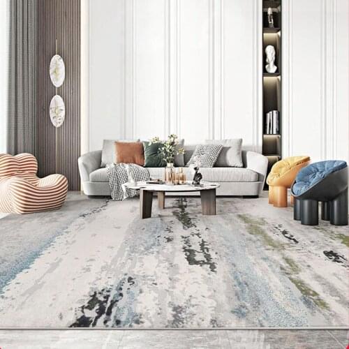 Thick Large Carpets For Living Room Nordic Modern Bedroom Carpet Home Soft Area Rug Dining Cloakroom Carpet Floor Mat Table