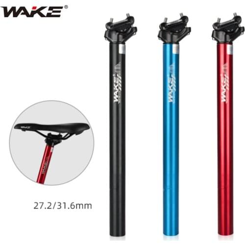 WAKE Outdoor Cycling MTB Mountain Bike Saddle Seat 27.2 31.6mm Aluminum Alloy Seat Tube Bicycle Parts