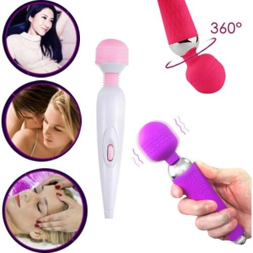 Handheld 10 Speed Vibrator for Women Multi-speed G Spot Vagina Magic Clitoris Stimulator USB Rechargeable Massager Sex Toys