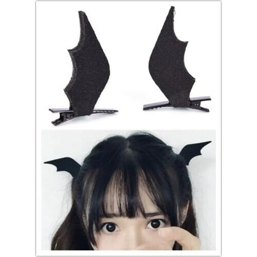 Girl Halloween Horns Ears Hairpins Hairgrips Headwear Accessories Barrettes Hair Head Bands Clip Hair Style Tool