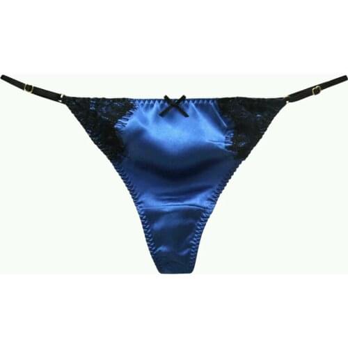 Women Thongs 100%Natural Silk Sexy G strings Hipster erotic panties TANGA calcinha briefs sexy underwear SILK PANTIES WHITE