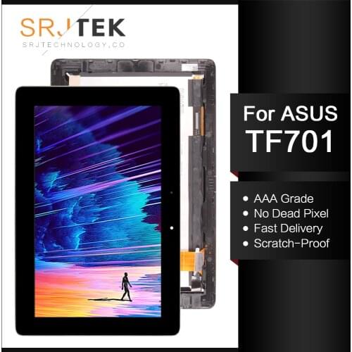 Tested For Asus Transformer Pad TF701T TF701 LQ101R1SX03 Matrix Lcd Display Touch Screen Panel Monitor Full Assembly With Frame